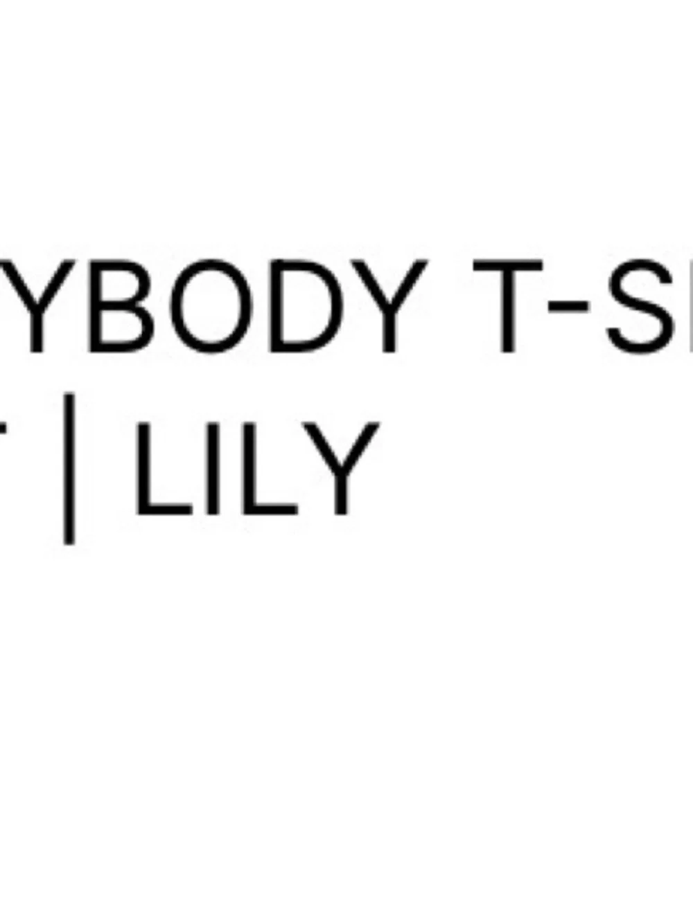 SKIMS Fits Everybody T-shirt Bodysuit in Lily